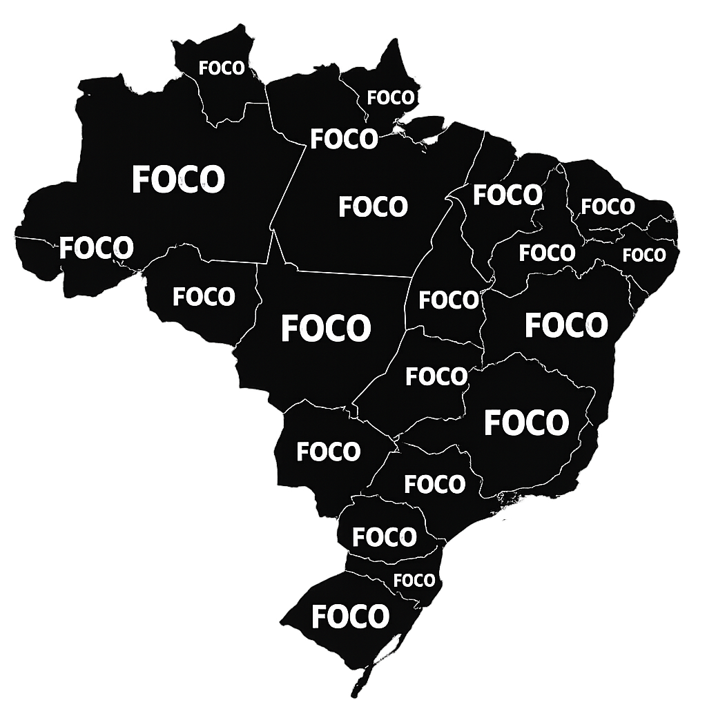 Mapa do Brasil - Foco Contabilidade